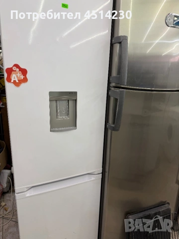 Хладилник с фризер и диспенсър за вода A++ – 175×55 см, снимка 2 - Хладилници - 53751051