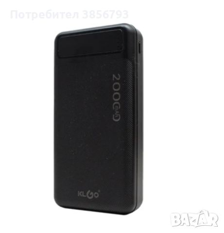 Преносима батерия KLGO 20000mAh Power Bank KP-21, снимка 2 - Резервни части за телефони - 45569496