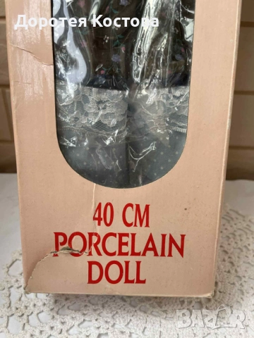 ALLISON нова красива порцеланова кукла от бисквитен порцелан, снимка 8 - Антикварни и старинни предмети - 52459103