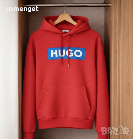 NEW! Hoodie суитчъри с HUGO принт! 6 ЦВЯТА. Или с ТВОЯ идея!, снимка 6 - Суичъри - 53714858