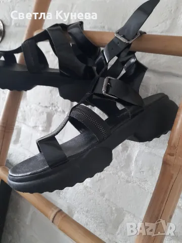 Дамски сандали естествена кожа на марката Amulet , снимка 2 - Маратонки - 50136195