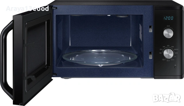 Микровълнова фурна с грил Samsung MG23K3614AK/EG, 23л, керамично покритие, LED дисплей, снимка 2 - Микровълнови - 53898650