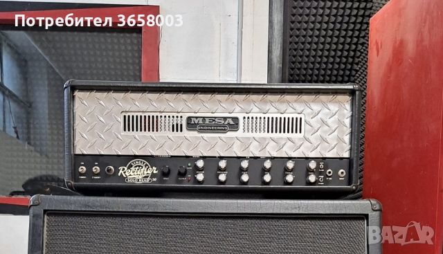 Mesa Boogie Single Rectifier Solo Head 50w лампов китарен усилвател , снимка 1 - Китари - 45810047