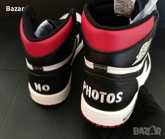 Nike Air Jordan 1 High No Photos Рядък Лимитиран Модел размер 43 Номер и 44, снимка 1 - Кецове - 45406190