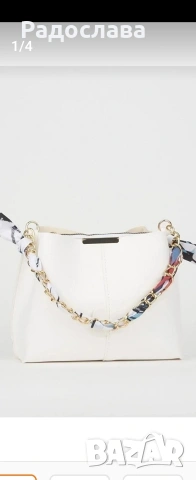 Дамска бяла чанта