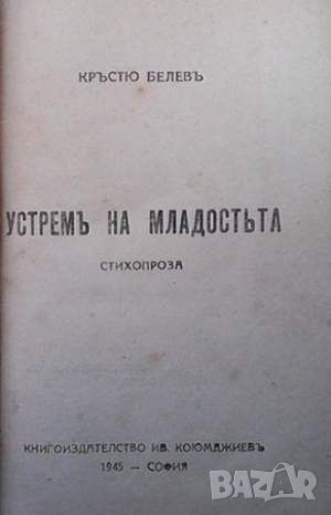 Устремъ на младостьта, снимка 2 - Българска литература - 45933799