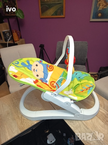 Бебешки шезлонг стол за бебе, снимка 6 - Детски шезлонги - 52949213