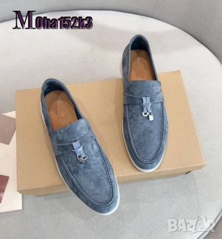 мокасини от естествен велур loro piana , снимка 2 - Дамски ежедневни обувки - 51089625