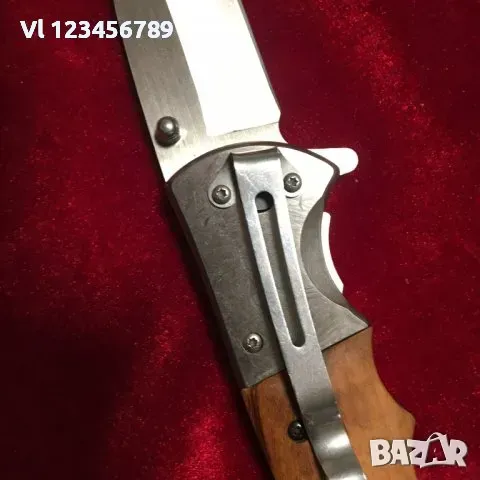 Полуавтоматичен нож BOKER 90х205мм, снимка 4 - Ножове - 49276648