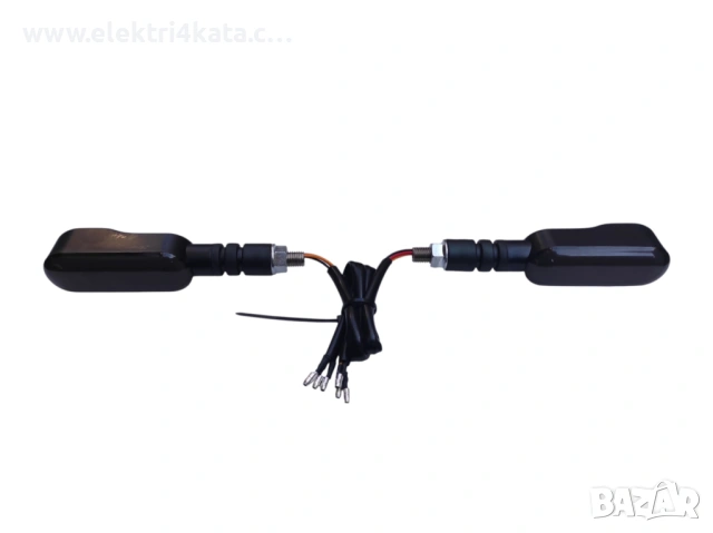 Комплект LED прожекционни мигачи за електрически скутер 12V, снимка 2 - Части - 53559052
