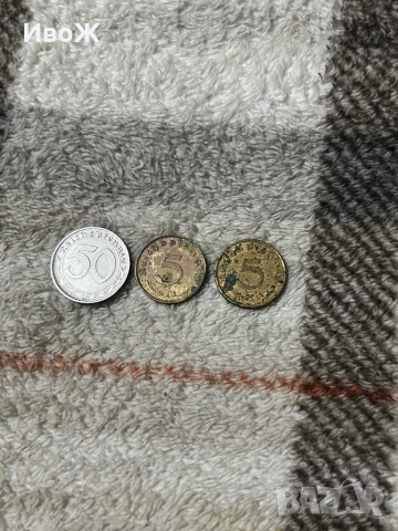 Лот стари немски монети, снимка 2 - Нумизматика и бонистика - 53575060