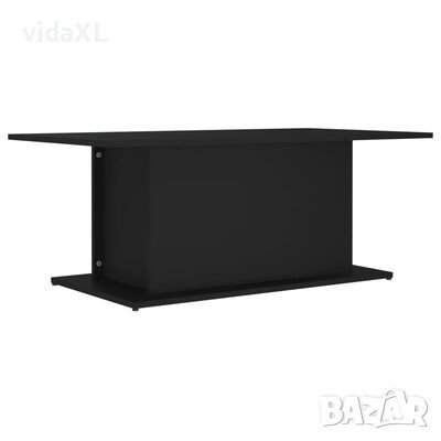 vidaXL Маса за кафе, черна, 102x55,5x40 см, ПДЧ(SKU:810308, снимка 1 - Маси - 46040969