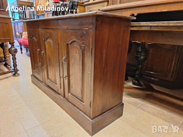 Античен комод, скрин, шкаф орех, снимка 2 - Шкафове - 51318236
