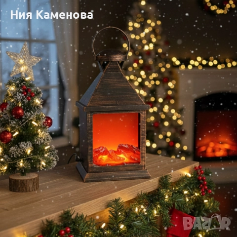 LED Камина-фенер с ефект на тлеещи въглени, снимка 3 - Декорация за дома - 52643453