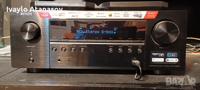 Рeсийвър Denon AVR-S960H с 4 колонки Mission M70, снимка 1 - Аудиосистеми - 47776340