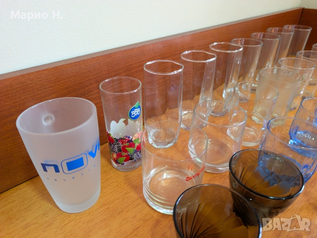 Комплект от 42 чаши за вода и безалкохолно + купичка, снимка 8 - Чаши - 54220900