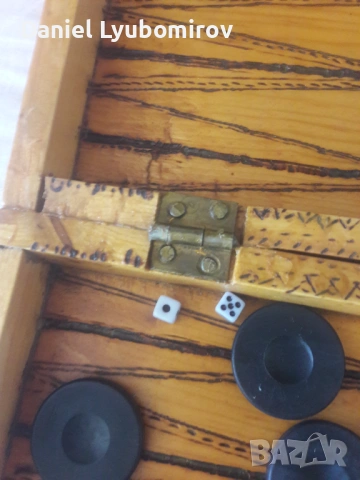 Дървена Табла 48*48см в много добро състояние, снимка 6 - Шах и табла - 53095858