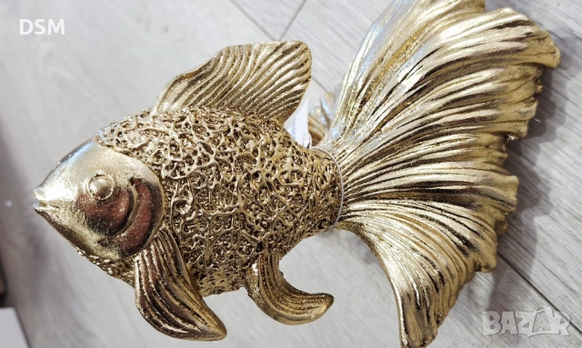 Нова Статуетка Риба - Фигура за Декорация Риби - 16см, снимка 4 - Статуетки - 51728460