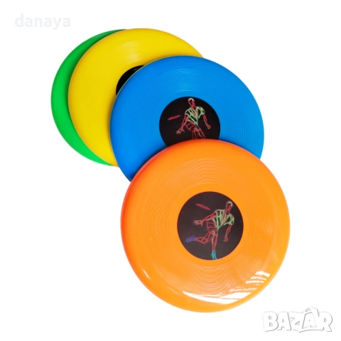 6550 Летяща играчка фризби диск за хвърляне, 25 см
