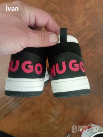 Детски маратонки HUGO
в бяло G00245 Оригинални, снимка 10 - Детски маратонки - 50698411