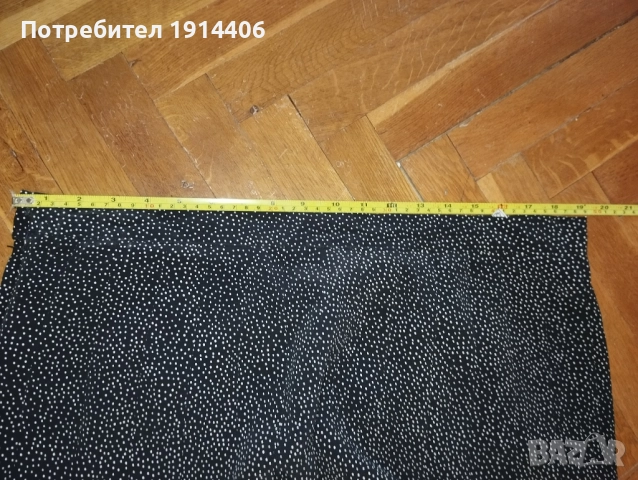Черна пола плисе на точки , размер 42, талия 49 см., дължина 76 см., снимка 7 - Поли - 51870648