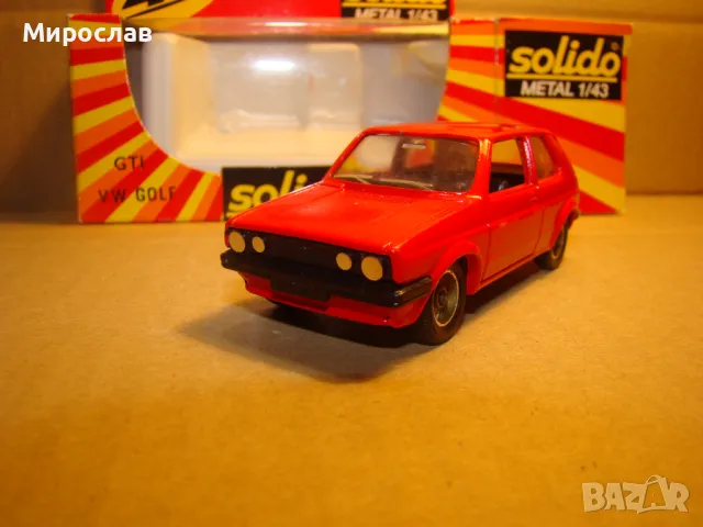 1:43 SOLIDO VW GOLF 2 МОДЕЛ КОЛИЧКА ИГРАЧКА, снимка 3 - Колекции - 48981306