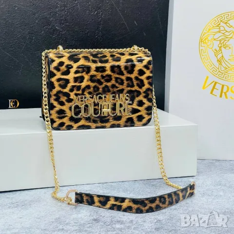 дамски комплект обувки на ток и чанта versace , снимка 3 - Чанти - 47386354