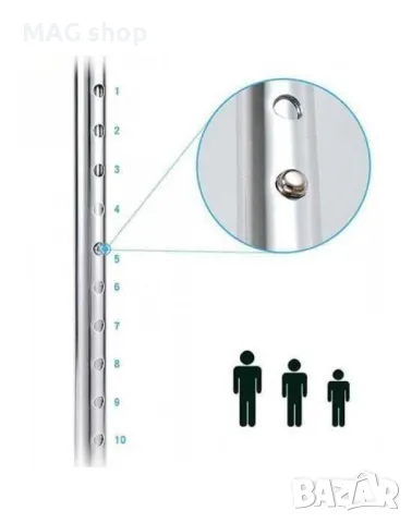 НОВА Патерица канадка или Подмишнични патерици комплект Бастун 4 крака, снимка 5 - Патерици - 49817607