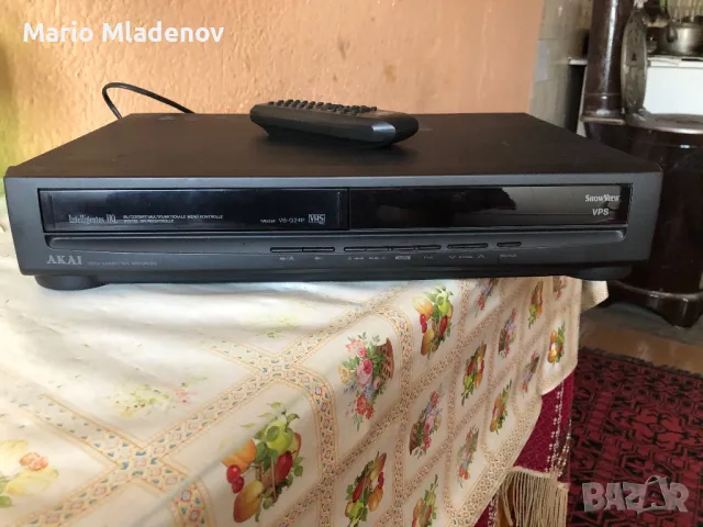 Видео Akai Vs-G24P vhs, снимка 1 - Плейъри, домашно кино, прожектори - 48991945