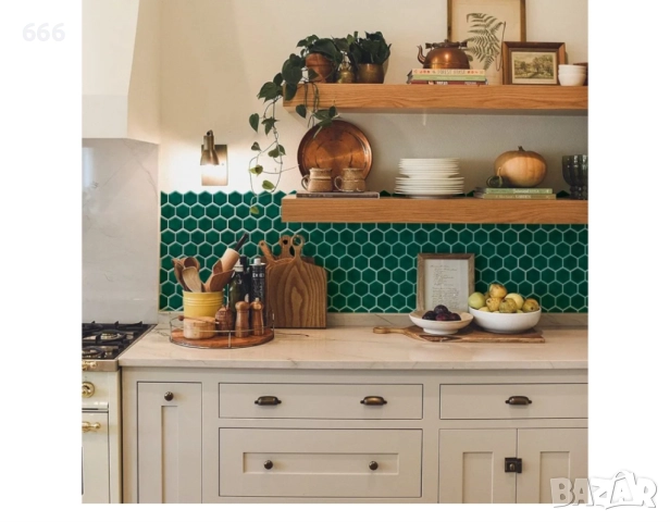 3D самозалепващи се стенни плочки за кухня, баня (10 листа), снимка 6 - Други - 52912867