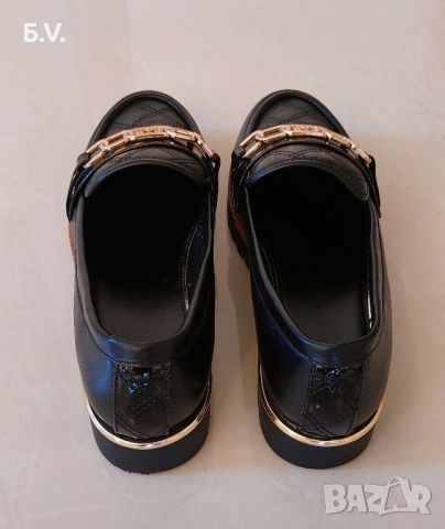 Дамски обувки затворени черни , снимка 4 - Дамски ежедневни обувки - 46056670