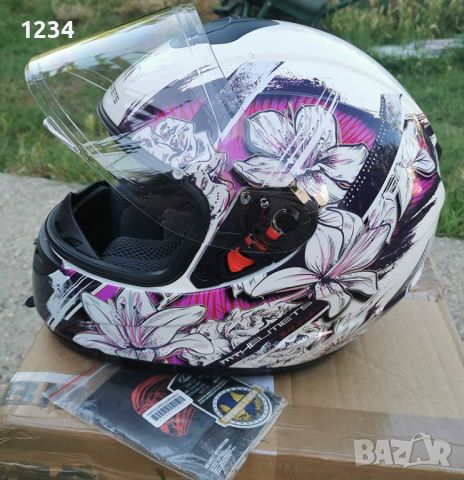 НОВА КАСКА шлем MT THUNDER размер XS за мотоциклет (мотор), скутер, АТВ , снимка 1 - Спортна екипировка - 46423915