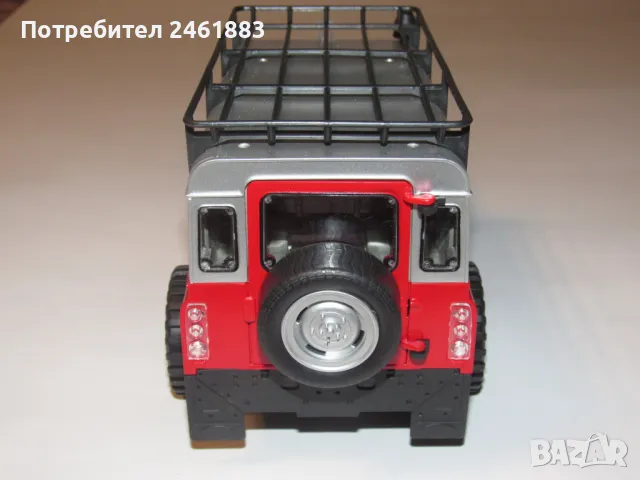 Много запазен Land Rover, около 1/18. Колекционерска количка, снимка 4 - Колекции - 49699041