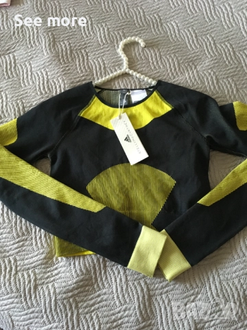 Stella Mccarthey Pour Adidas Yoga Top IT 36 ново, снимка 5 - Спортни екипи - 52553635