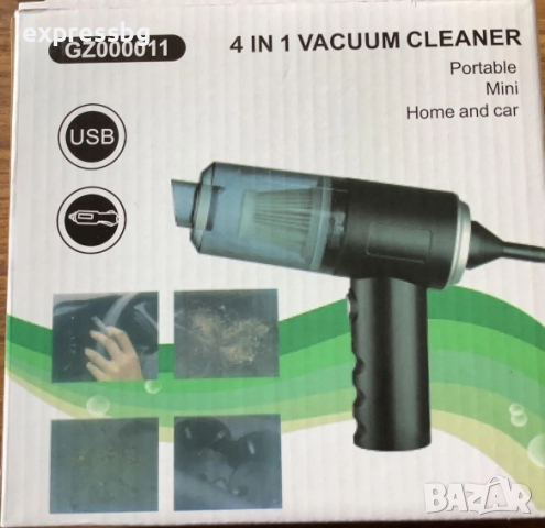 3-в-1 USB Мини прахосмукачка за кола и дом