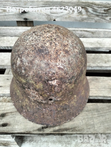 Немска каска М35 от втората световна война, снимка 5 - Антикварни и старинни предмети - 53269305