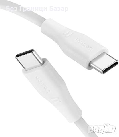 Нов USB C кабел за зарядно устройство телефон Samsung Sony Huawei 1 метър, снимка 3 - Селфи стикове, аксесоари - 40715051