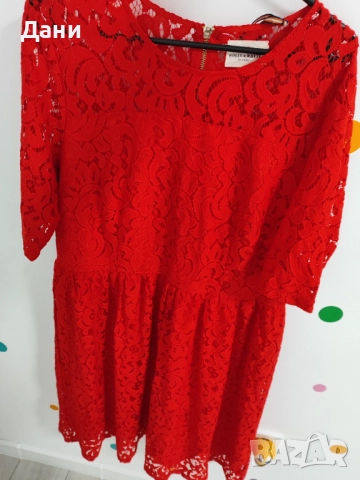дантелена рокля хл, снимка 6 - Рокли - 52561834