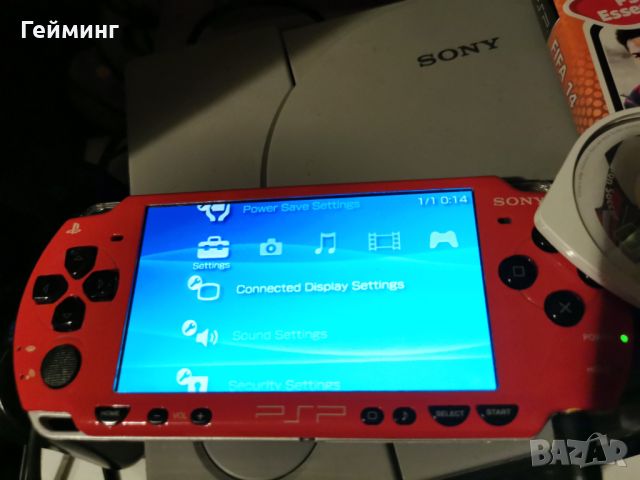 PSP 2004 - червено - работещо с проблем, снимка 1