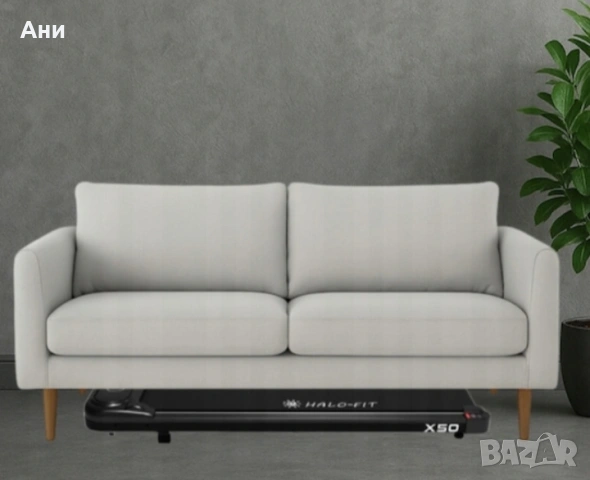 Електрическа бягаща пътека Halofit X50, 6 км/ч, 90 кг, 100x38 см, , снимка 5 - Фитнес уреди - 53397087