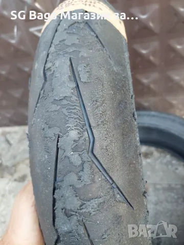 Pirelli supercorsa 190/55/17 & 120/70/17 , снимка 7 - Гуми и джанти - 47353449