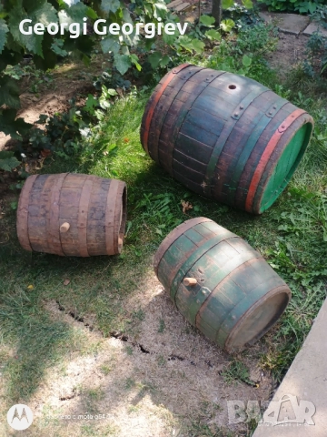 4 броя бъчви за вино 1бр 220л 1 бр 150л и 2бр по 35л цена за всички 150лв, снимка 13 - Други стоки за дома - 51633185