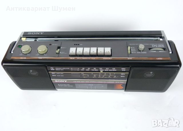 Стерео радиокасетофон Sony CFS-210S, снимка 4 - Радиокасетофони, транзистори - 46448850
