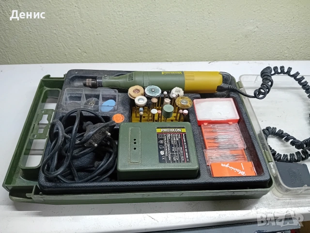 Мини дремел на професионалната марка proxxon , снимка 8 - Други инструменти - 53887708