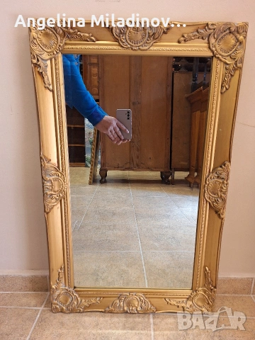 Кристални огледала с богата дърворезба , снимка 4 - Огледала - 53772937