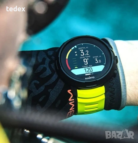 Suunto D5 dive computer, digital compass, vibration alarms, water-resistant up to 100m., снимка 4 - Водни спортове - 53585636