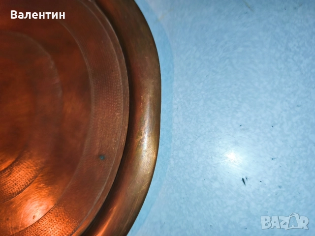 Бакърен сервиз 26, снимка 9 - Антикварни и старинни предмети - 52541384