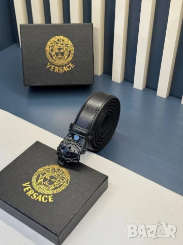 колани от естествена кожа в кутия versace , снимка 9 - Колани - 50580402