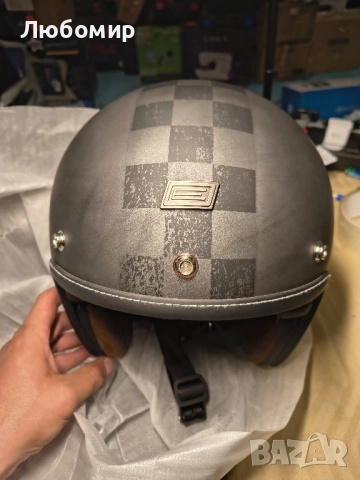 ORIGIN Каска за мотоциклет с отворено лице, джет, скутер, винтидж каска за скутер L 59-60 , снимка 8 - Аксесоари и консумативи - 52074881
