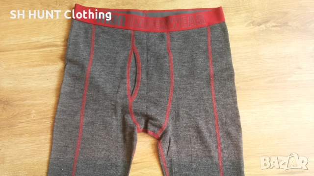 MAN UNDERWEAR MADE IN NORWAY 100% Merino Wool размер S термо долница - 1605, снимка 3 - Екипировка - 52699139
